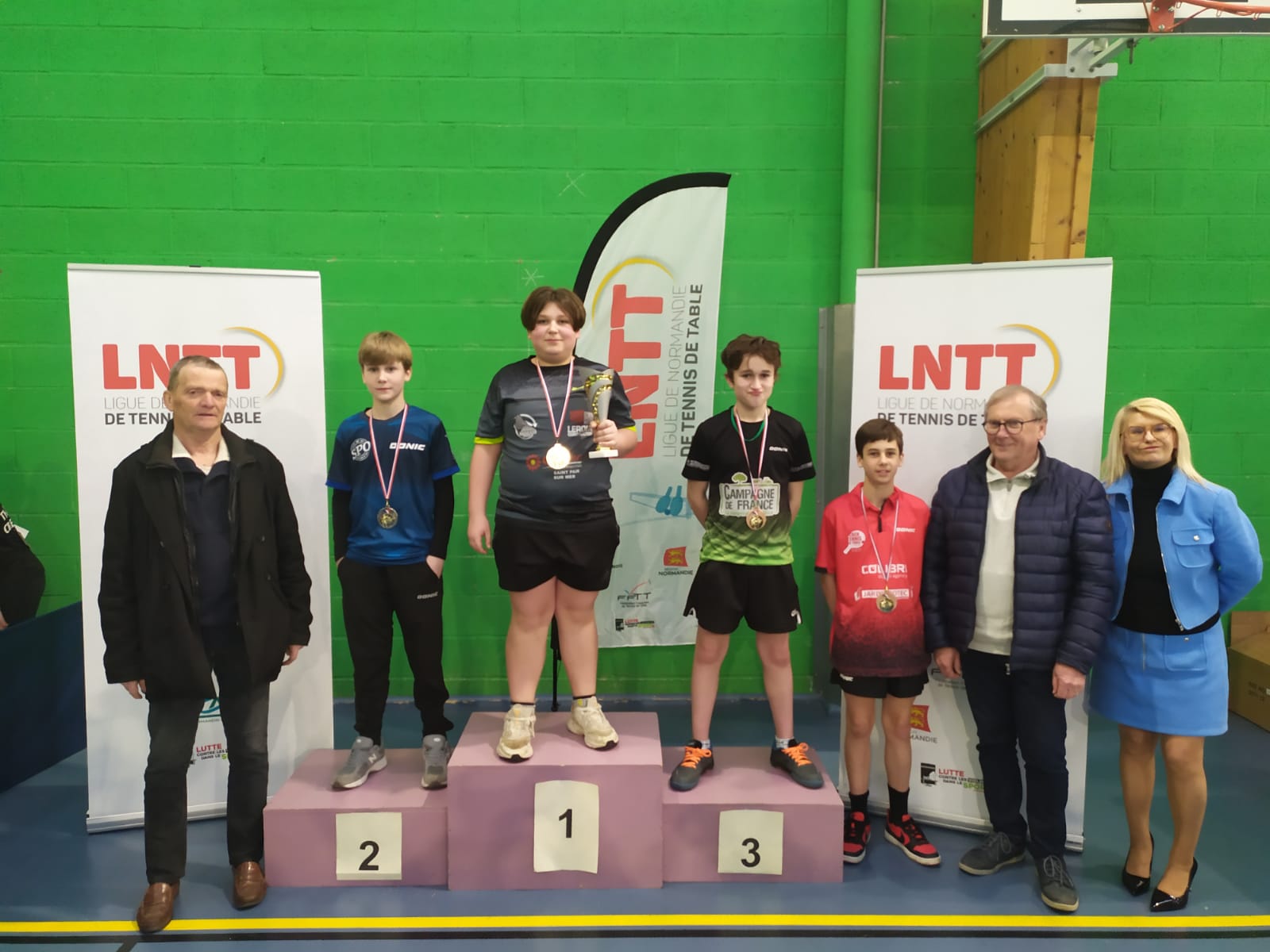 Podium cadets